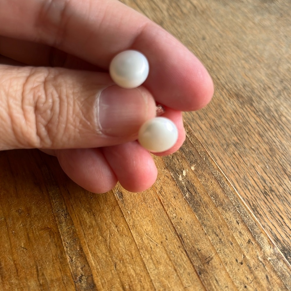 Freshwater Pearl Earrings 925 Sterling Silver